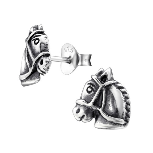 925 sterling silver - horse, head