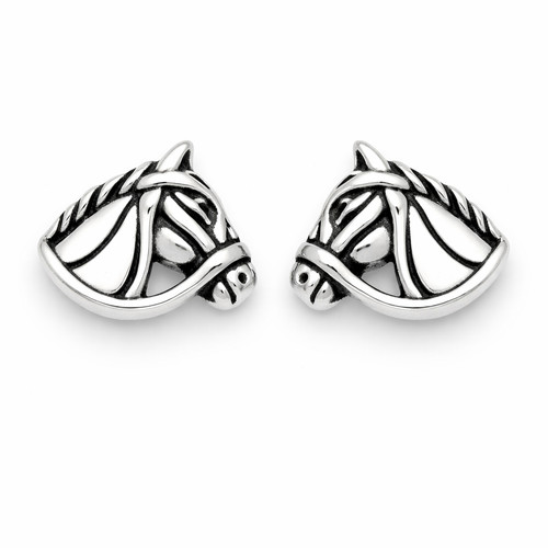 925 sterling silver - silver, horse
