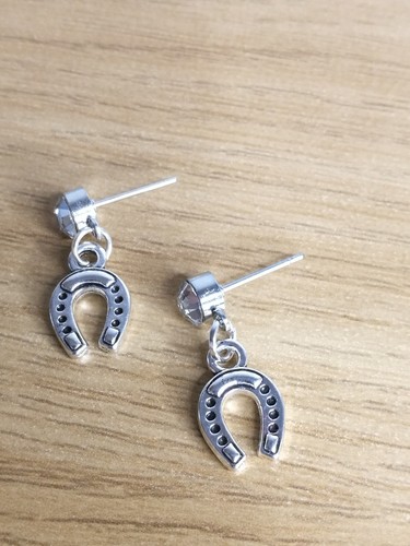 Lucky horse shoe - lucky, earrings